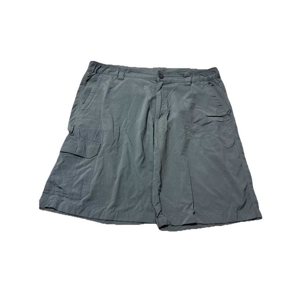 Columbia Mens Shorts 38 Gray Omni-Shade Cargo Outdoor Hiking Casual